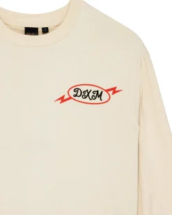 Iota Long Sleeve Tee - Dirty White