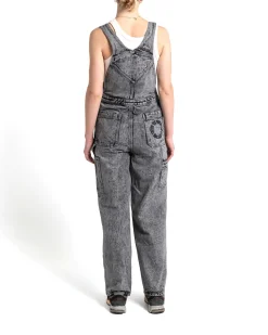 Jewlie Coverall - Black Acid Stonewash