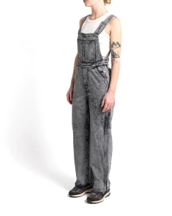Jewlie Coverall - Black Acid Stonewash
