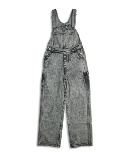 Jewlie Coverall - Black Acid Stonewash
