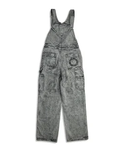 Jewlie Coverall - Black Acid Stonewash