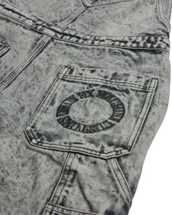 Jewlie Coverall - Black Acid Stonewash