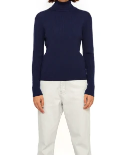 Karma Turtle Neck (Slim Fit) - Navy