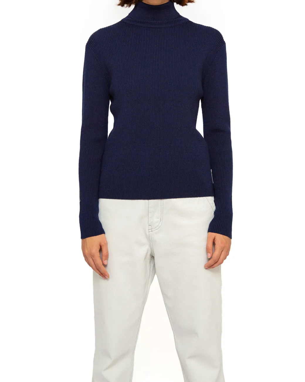 Karma Turtle Neck (Slim Fit) - Navy