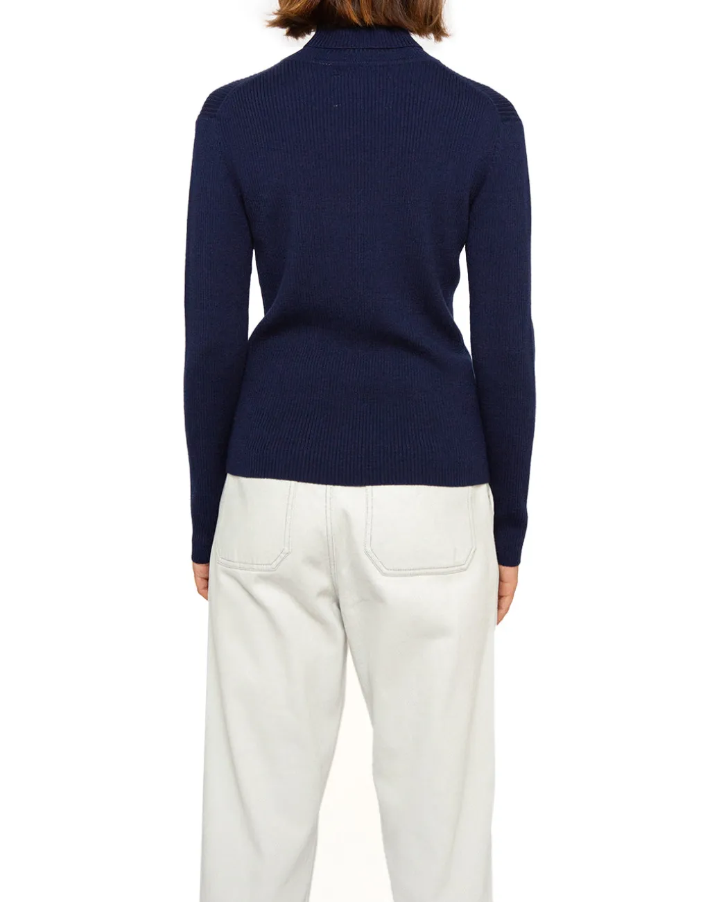Karma Turtle Neck (Slim Fit) - Navy