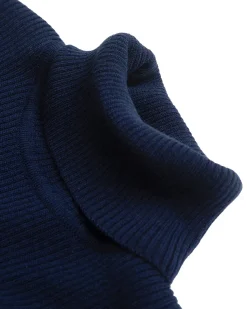 Karma Turtle Neck (Slim Fit) - Navy