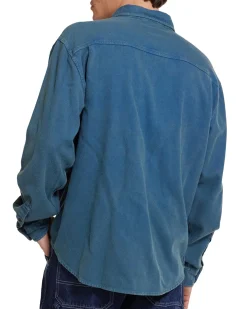 Keon Flannel Shirt - Moroccan Blue
