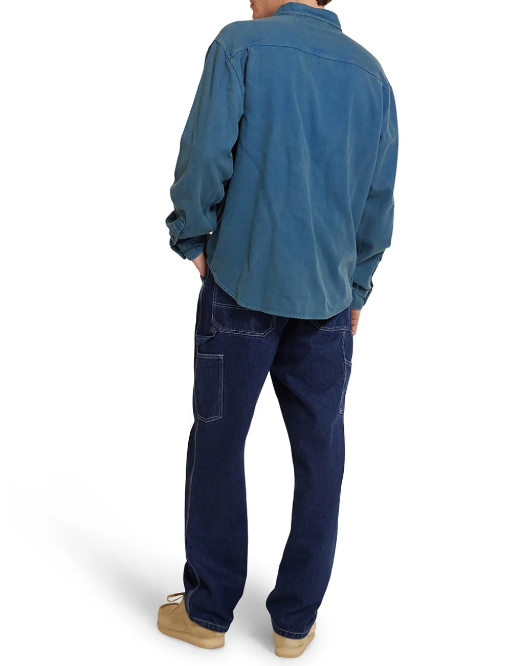 Keon Flannel Shirt - Moroccan Blue