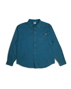 Keon Flannel Shirt - Moroccan Blue