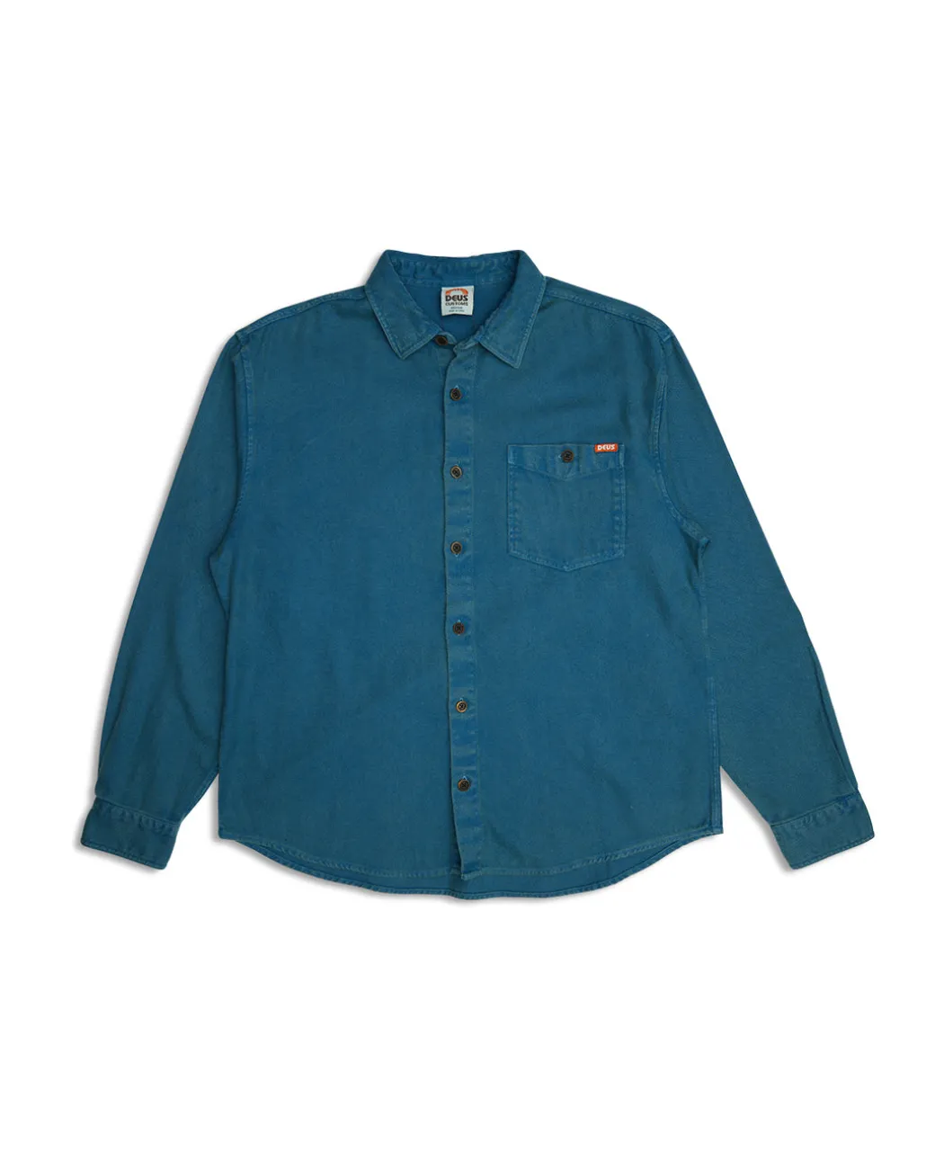 Keon Flannel Shirt - Moroccan Blue