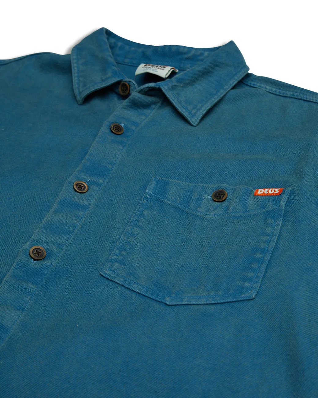 Keon Flannel Shirt - Moroccan Blue