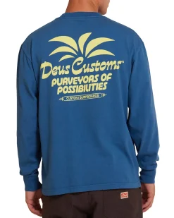 Last Resort Long Sleeve Tee - Moroccan Blue