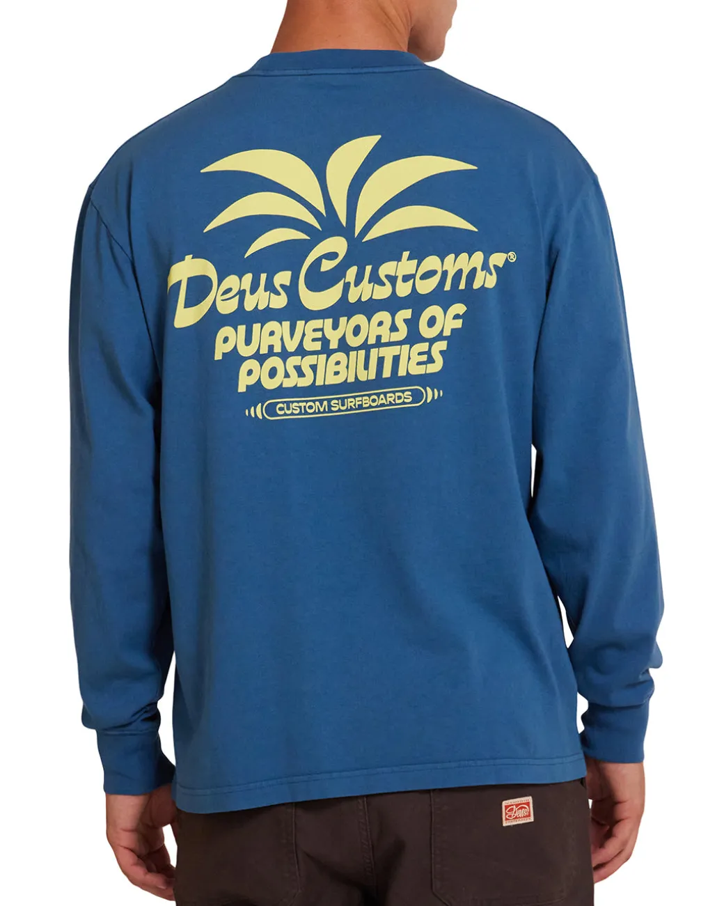 Last Resort Long Sleeve Tee - Moroccan Blue