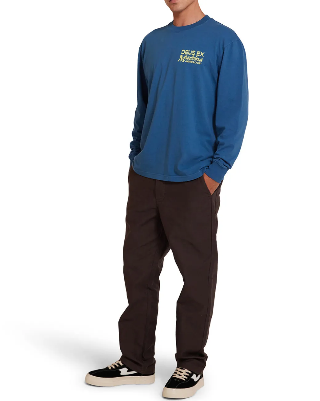 Last Resort Long Sleeve Tee - Moroccan Blue