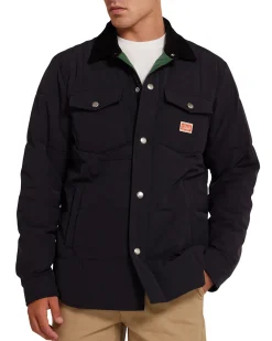 Maxwell Padded Overshirt - Black