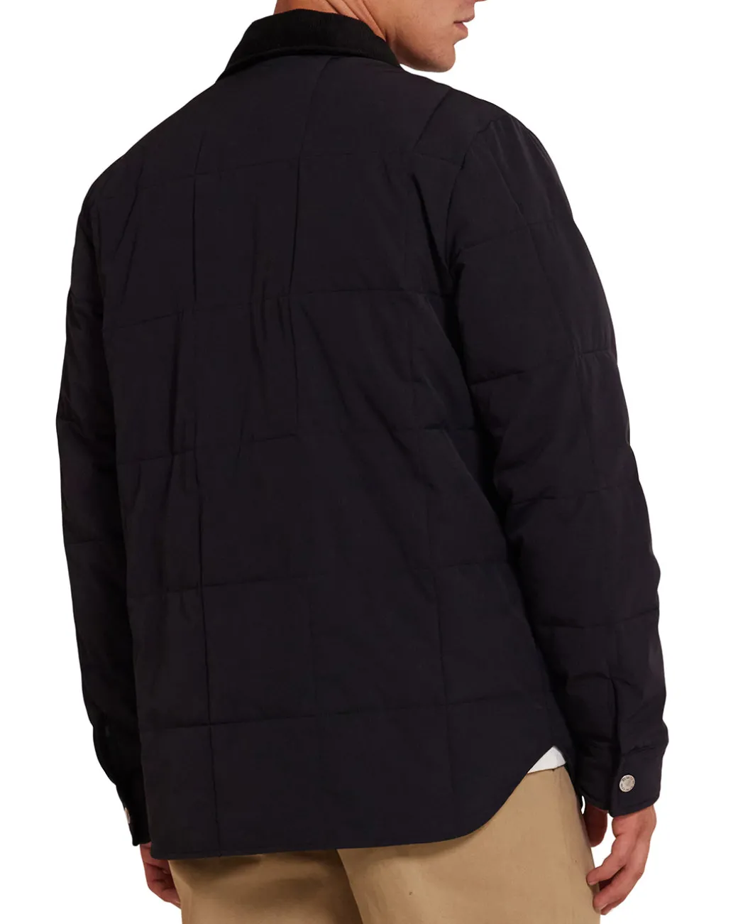 Maxwell Padded Overshirt - Black