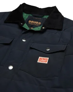 Maxwell Padded Overshirt - Black