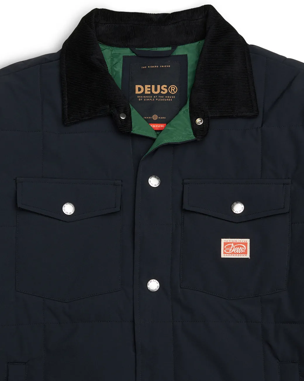 Maxwell Padded Overshirt - Black