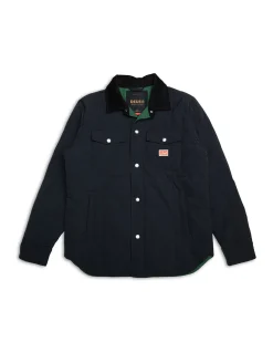 Maxwell Padded Overshirt - Black
