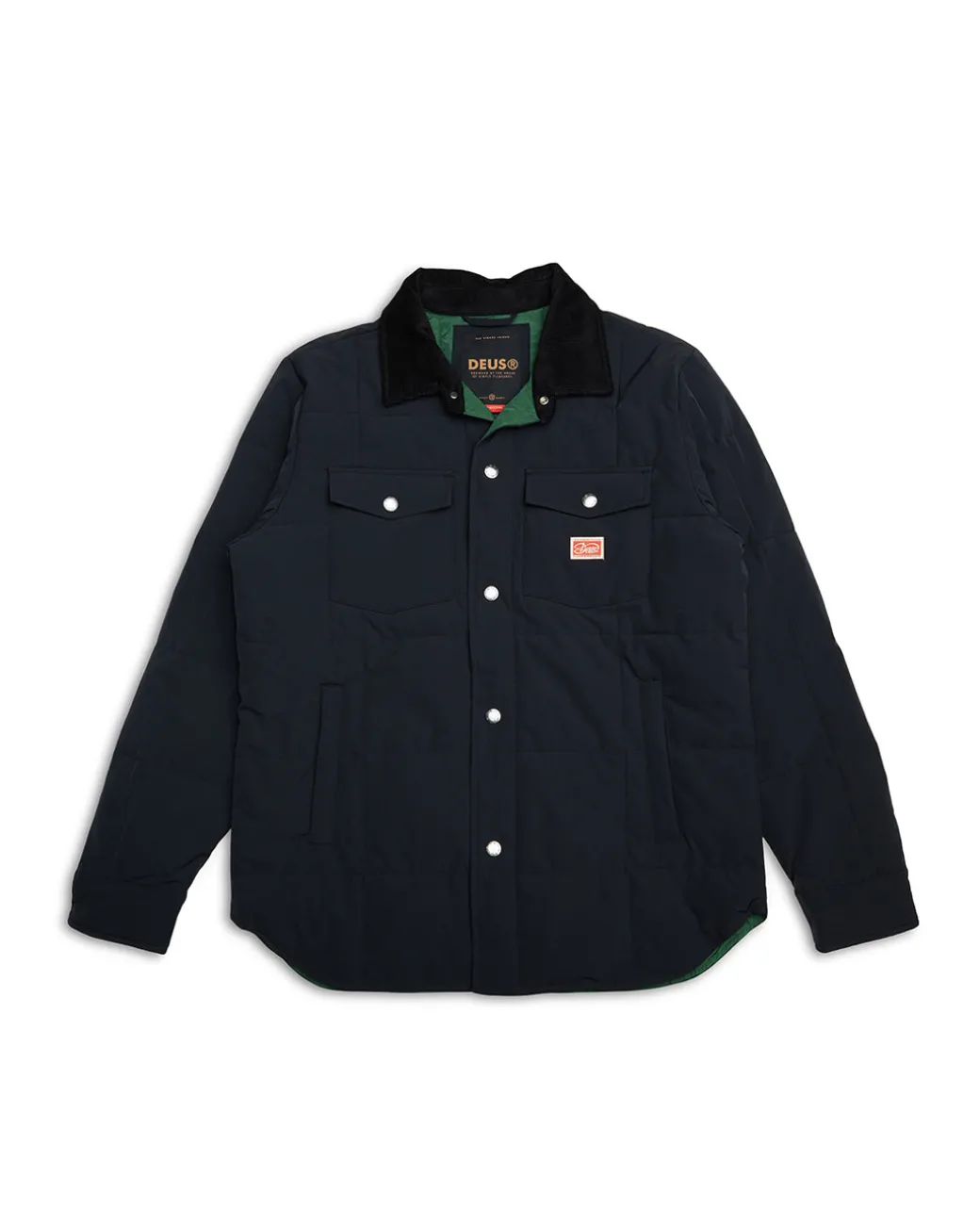 Maxwell Padded Overshirt - Black