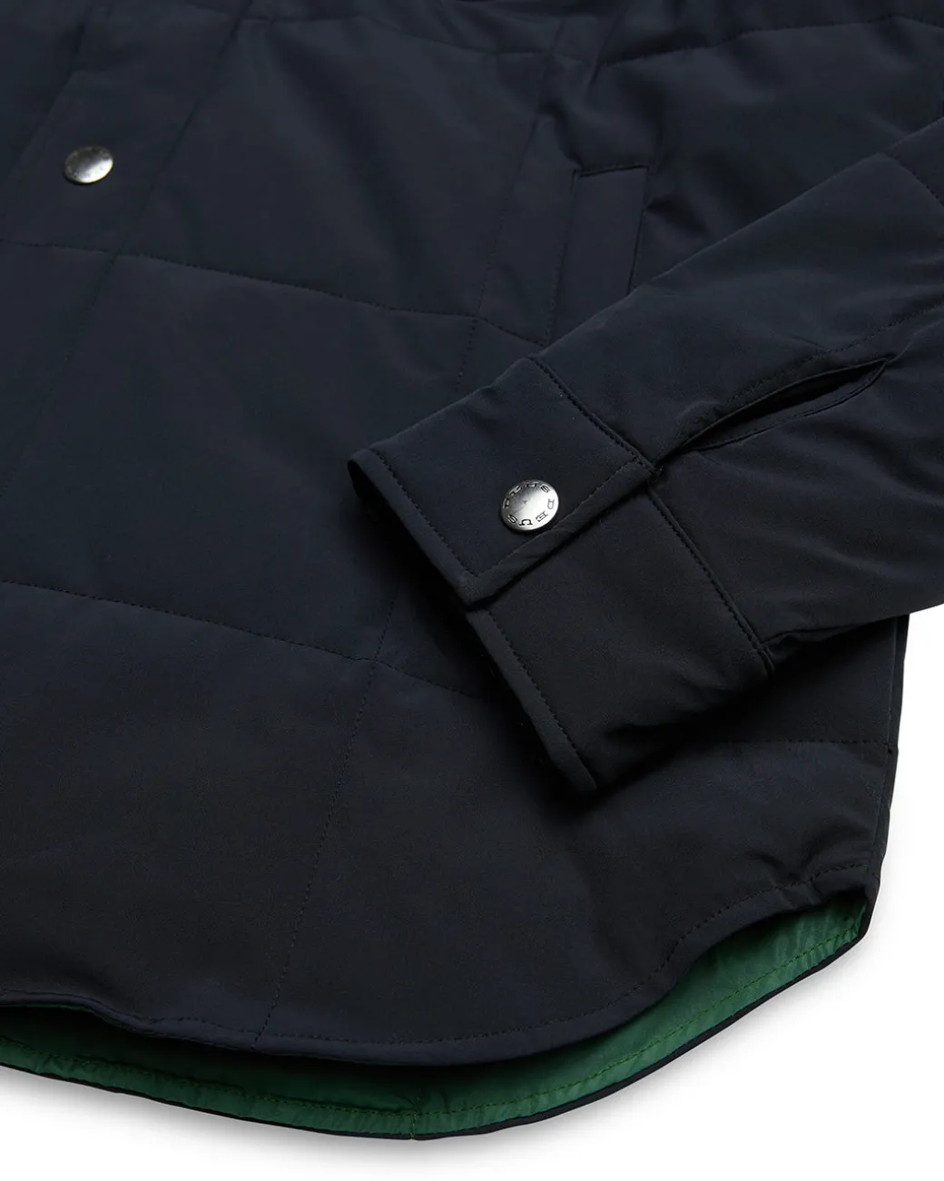 Maxwell Padded Overshirt - Black