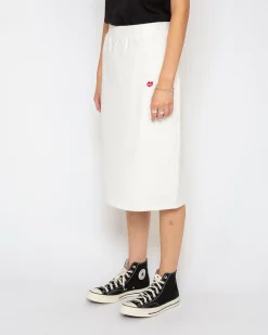 Monique Jersey Skirt - Vintage White