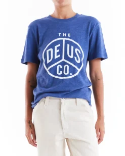 Old Mate Tee - Mechanic Blue