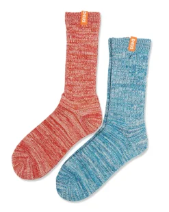 Oli Textured Sock - 2 Pack Multi
