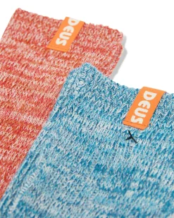 Oli Textured Sock - 2 Pack Multi