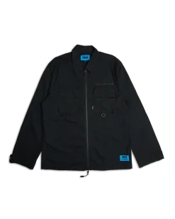 Onshore Zip Shirt - Black
