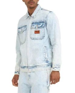 Ortiz Garage Jacket - Light Blue Wash