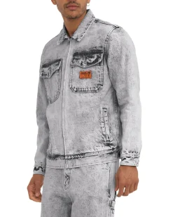 Ortiz Garage Jacket - Light Black Wash
