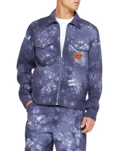 Ortiz Tie Dye Jacket - Indigo
