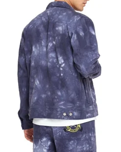 Ortiz Tie Dye Jacket - Indigo