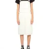 Overall Dress (Relaxed Fit) - Bleached White