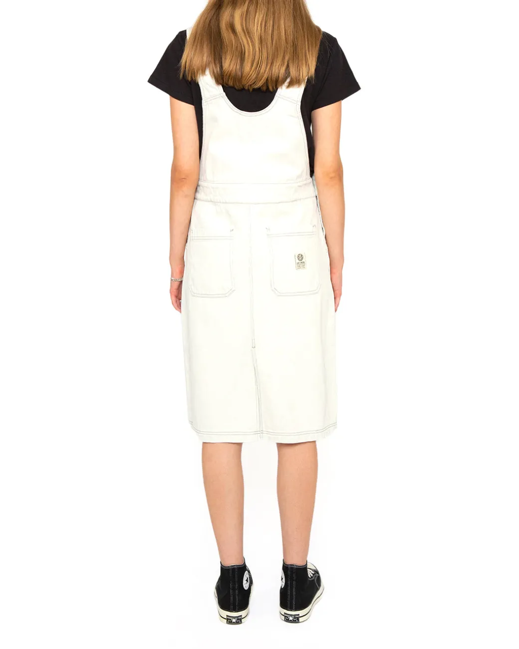 Overall Dress (Relaxed Fit) - Bleached White