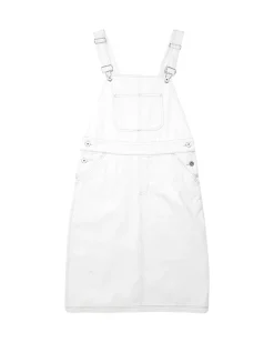 Overall Dress (Relaxed Fit) - Bleached White