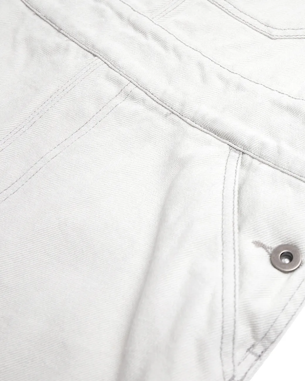 Overall Dress (Relaxed Fit) - Bleached White