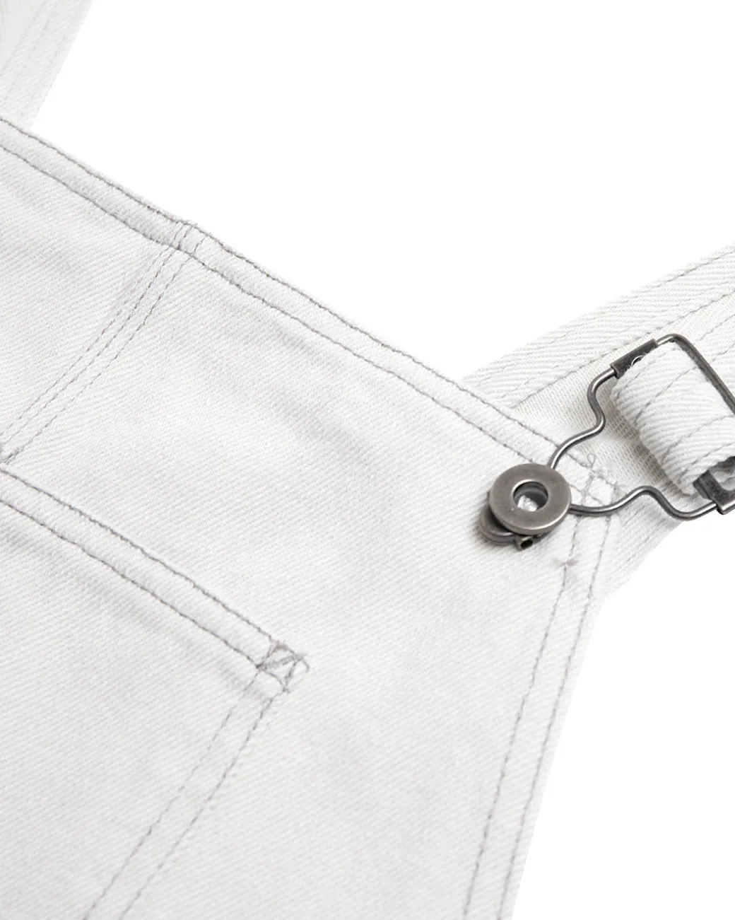 Overall Dress (Relaxed Fit) - Bleached White
