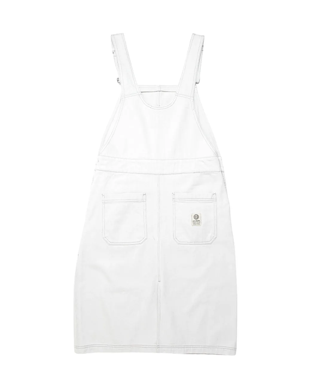 Overall Dress (Relaxed Fit) - Bleached White