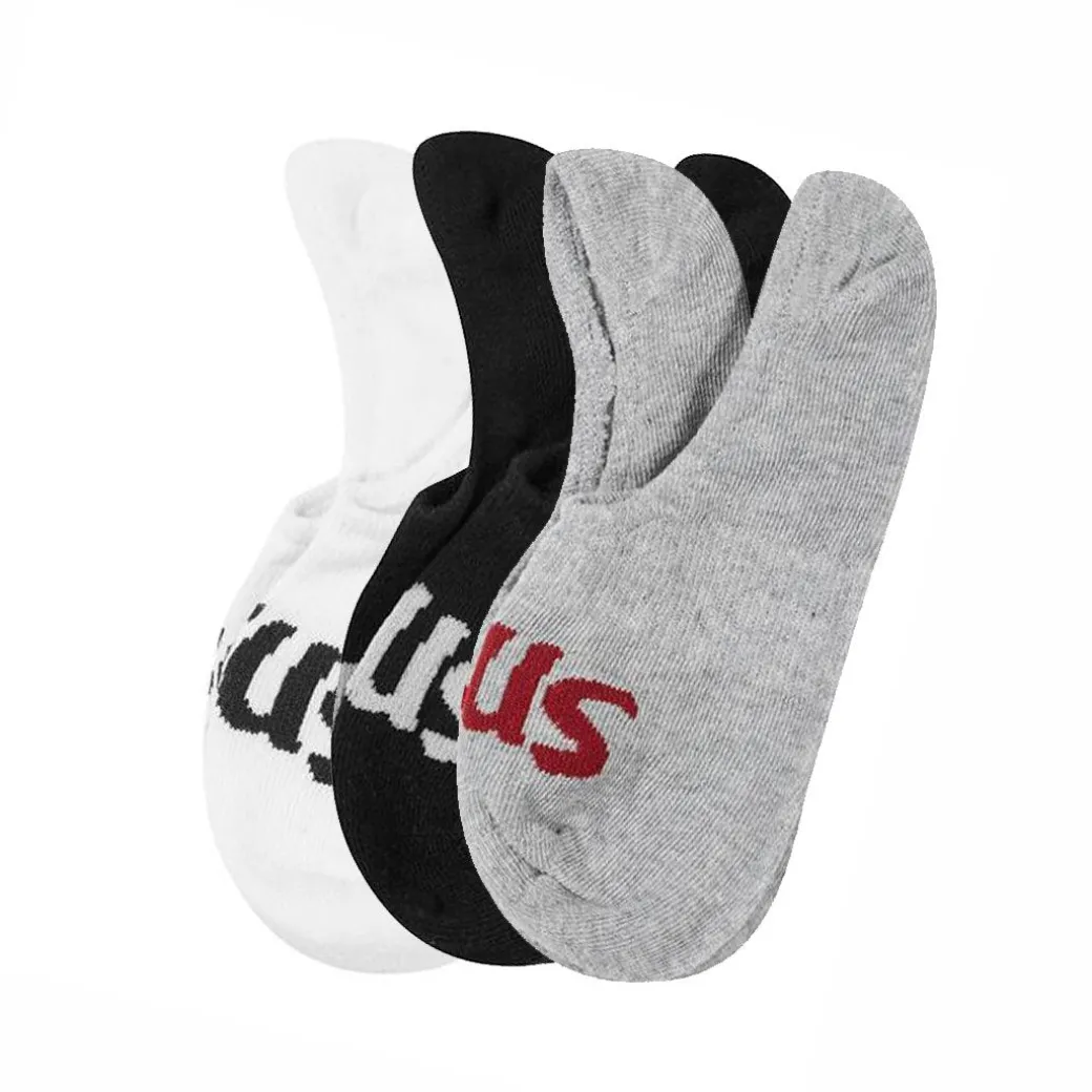 3-Pack Curvy No Show Sock - Multi