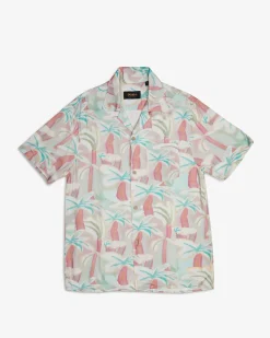 Palms Shirt - Sea Foam