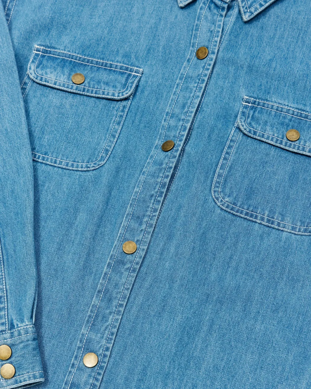 Palo Alto Shirt - Bleach Stonewash