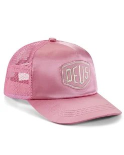 Paris Shield Trucker Cap - Mauve Glow