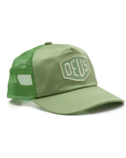 Paris Shield Trucker Cap - Vinyard Green