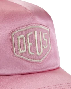 Paris Shield Trucker Cap - Mauve Glow