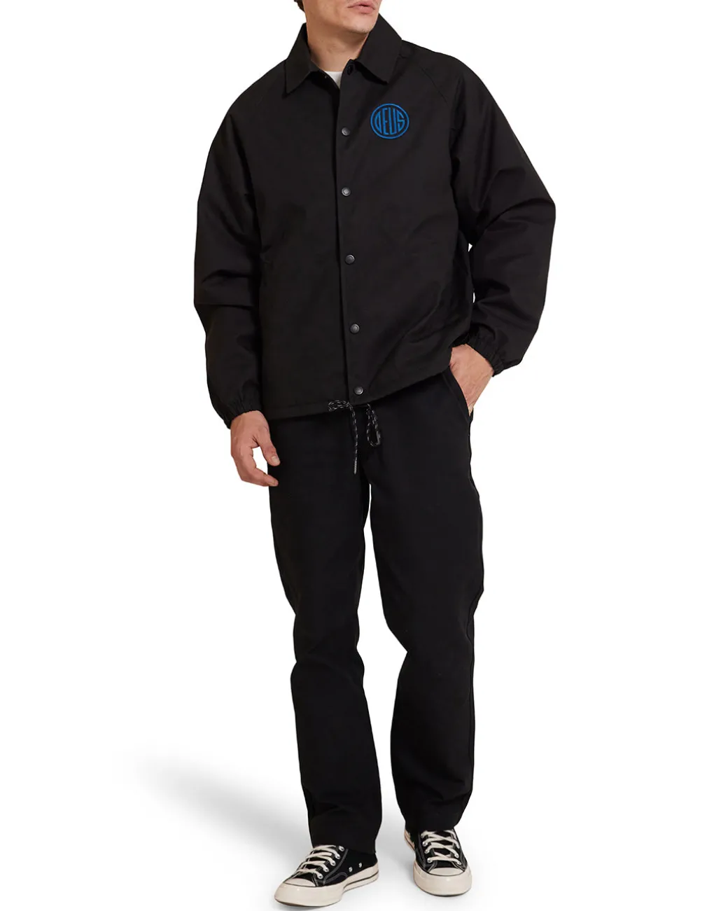 Pill Logo Coach Jacket - Black