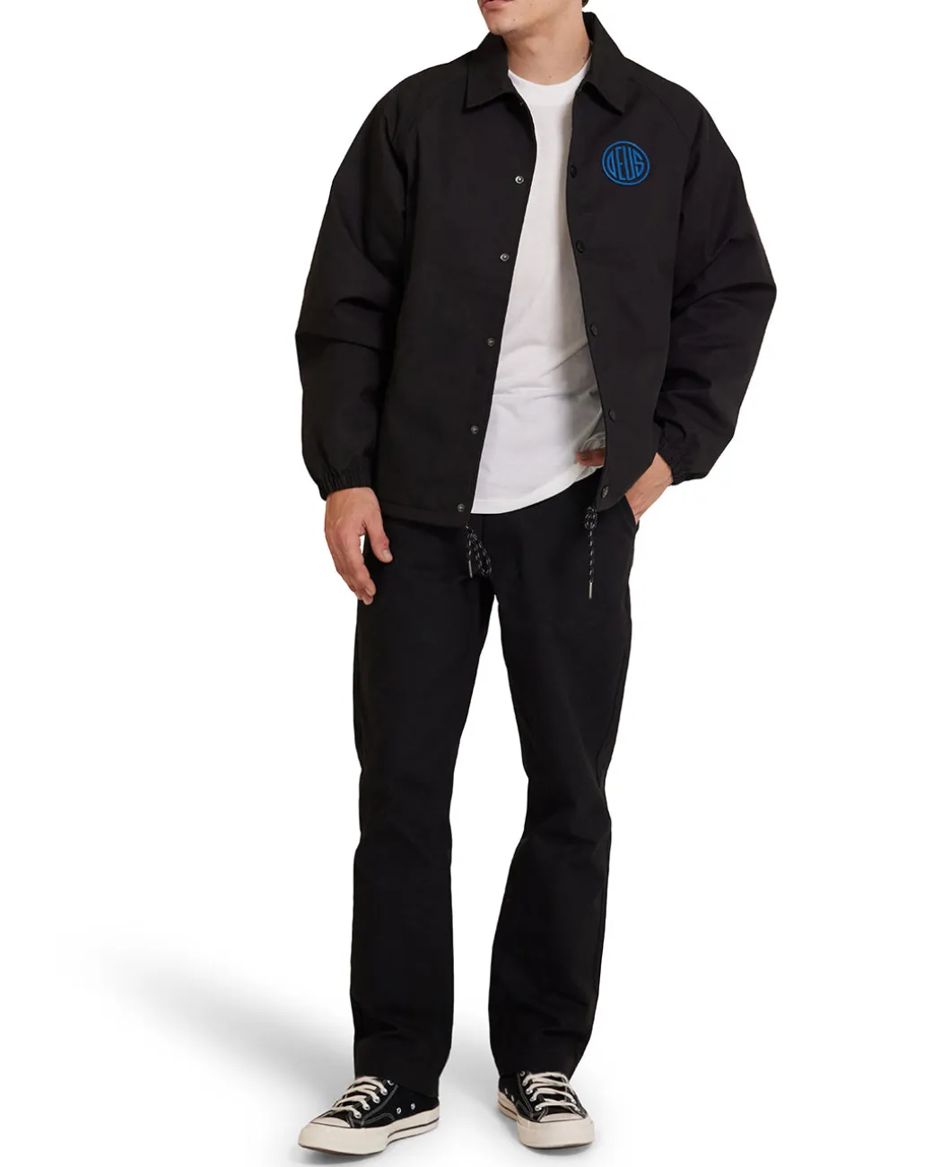 Pill Logo Coach Jacket - Black