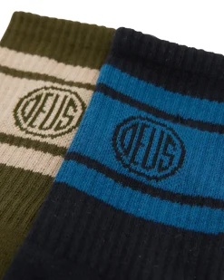 Pill Logo Sock - 2 Pack Multi