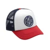 Pill Trucker Hat - Red-Navy